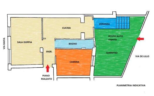 VIA RAFFA – APPARTAMENTO CON GIARDINO – LIBERO SUBITO